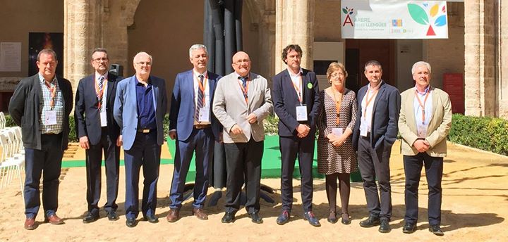 Los directores de política Llingüística aconceyaos en Valencia